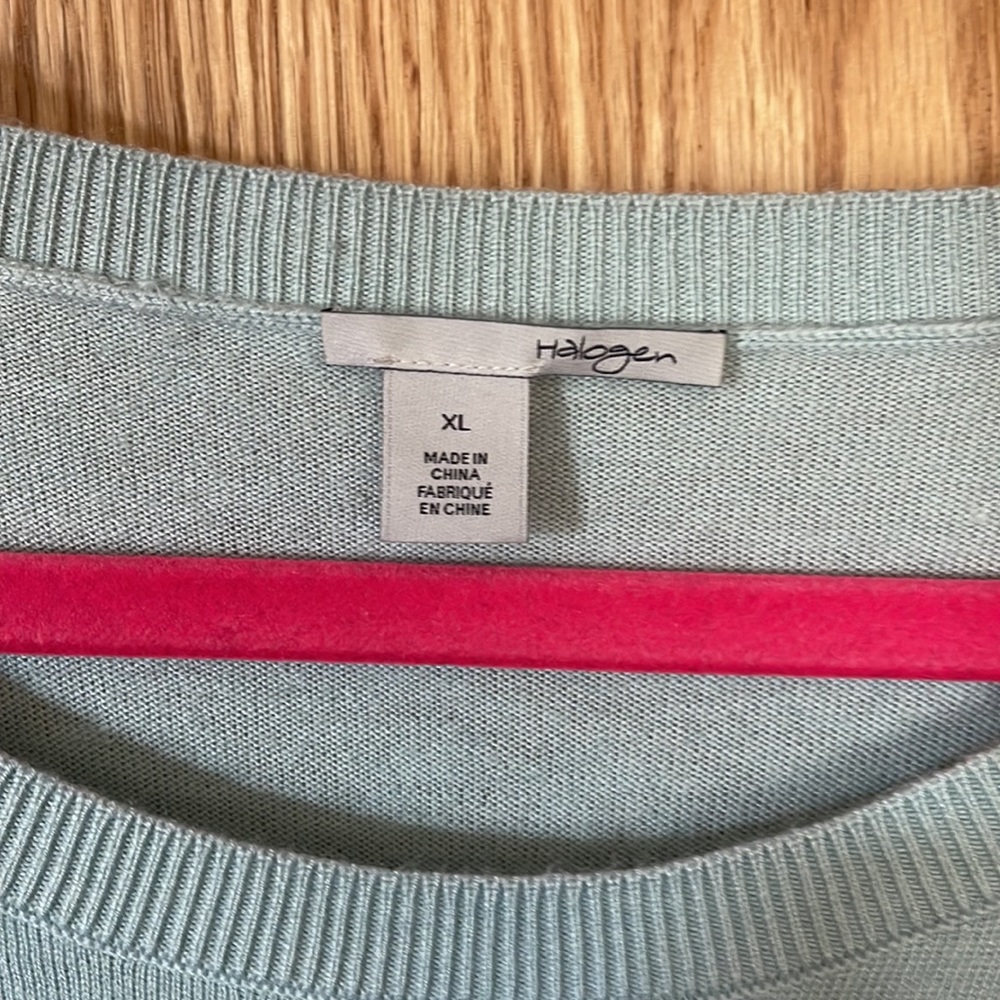 Halogen Light Blue Sweater. Button Down The Side … - image 2